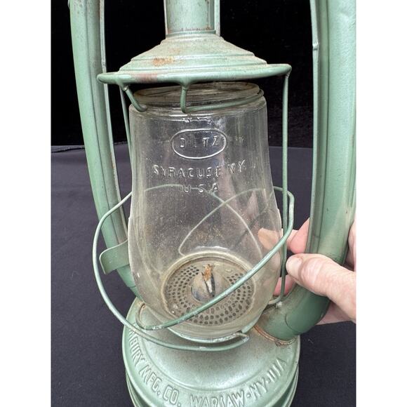 Vtg Embury Air Pilot No. 0 Lantern Lamp Star Bottom Universal 1928 Nice! - Picture 10 of 12
